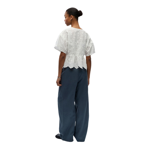 Object Objlora S/s Re V-neck Top