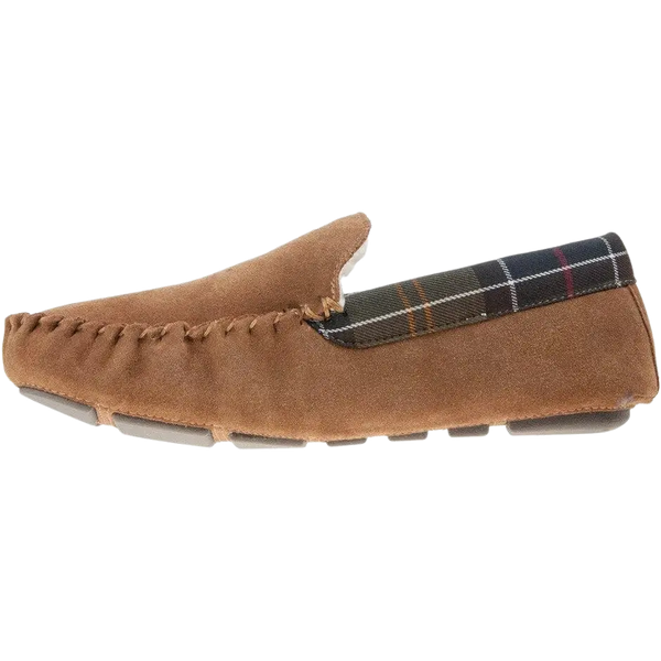 Barbour Monty Slippers in Camel