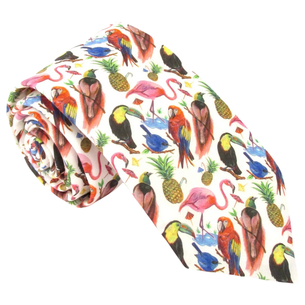 Van Buck Tie Made with Liberty Fabric for Men