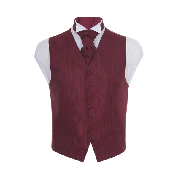 Fancy Waistcoat in Deep Red