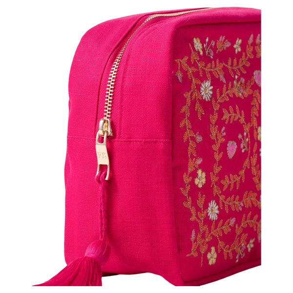 Elizabeth Scarlett Mediterranean Garden Cotton Wash Bag