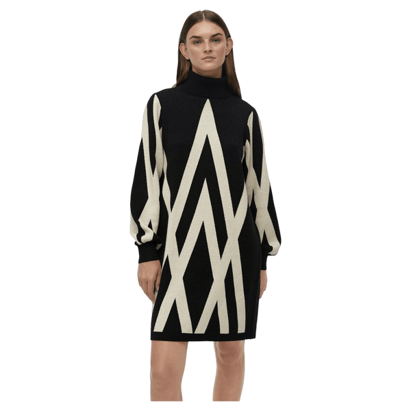 Object Objray Rollneck Long Sleeve Knit Dress