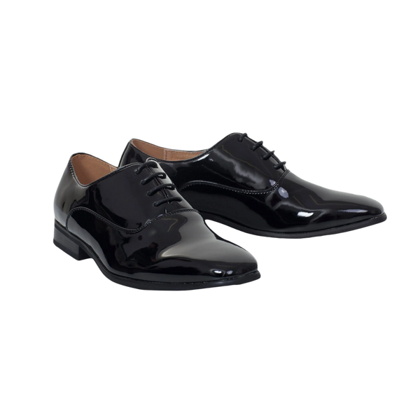 Patent Dress Shoes for Men in Black
