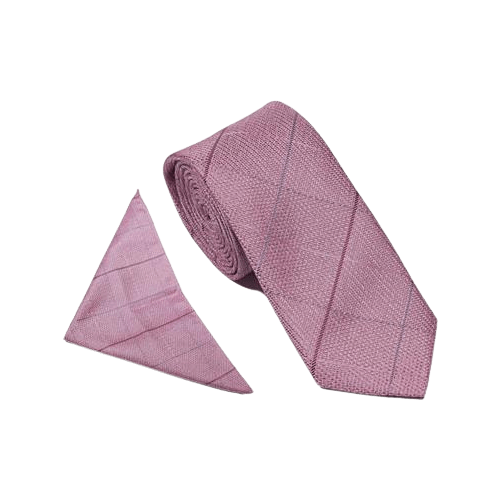 William Turner Occasion Tweed Check Tie and Pocket Square Set