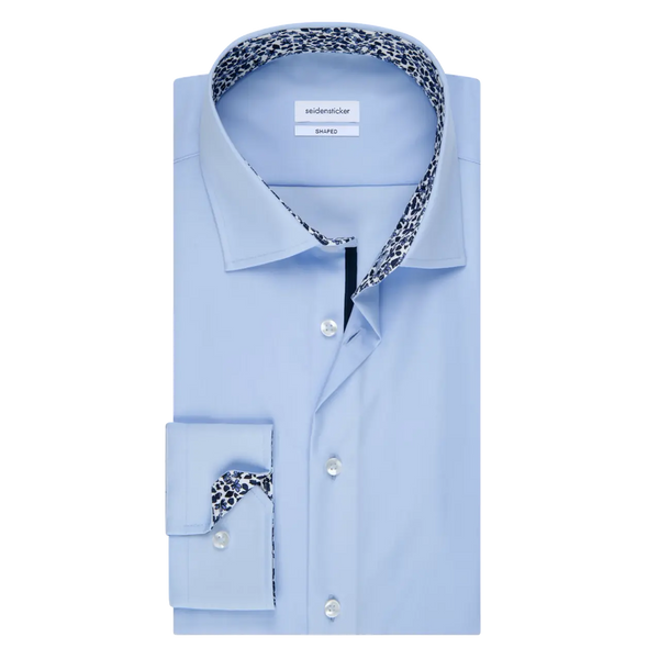 Seidensticker Long Sleeve Shirt With Trim