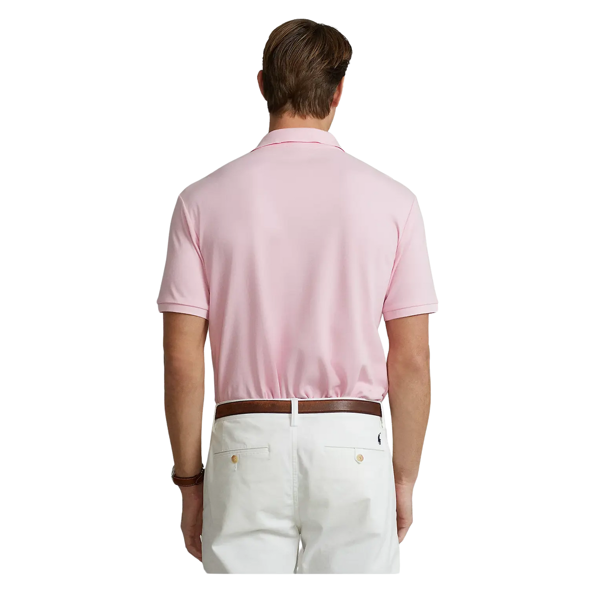 Short Sleeve Knit Polo Top