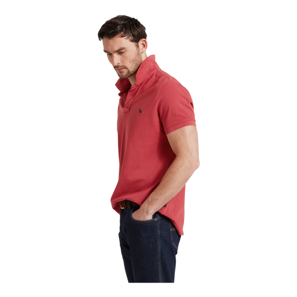 Schoffel St Ives Garment Dyed Short Sleeve Polo Shirt