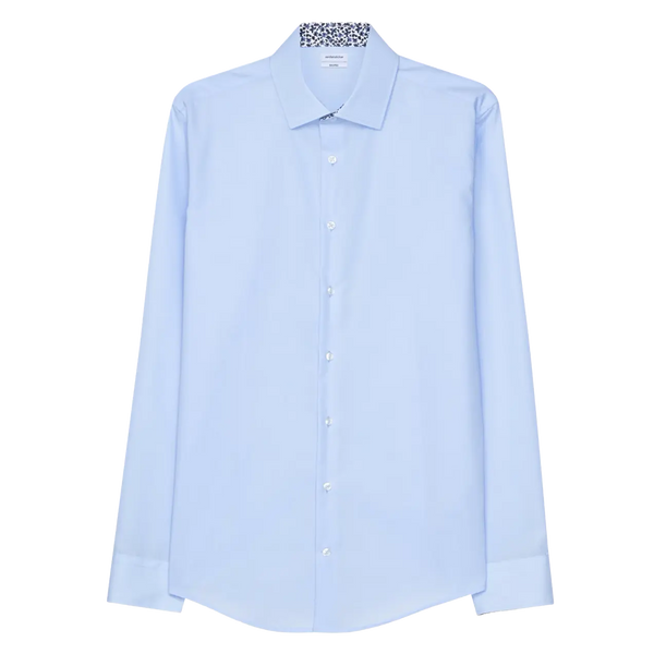 Seidensticker Long Sleeve Tailored Fit X-Tall Shirt With Trim