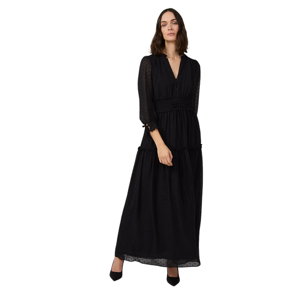 Great Plains Heart Dobby Long Sleeve Dress