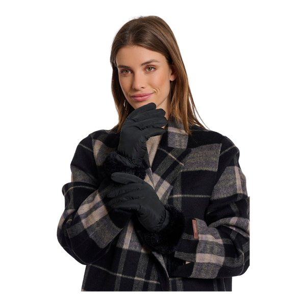 Rino & Pelle Omaire Padded Gloves With Faux Fur