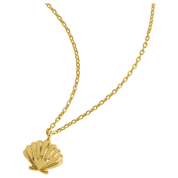 Estella Bartlett Scallop & Heart Necklace