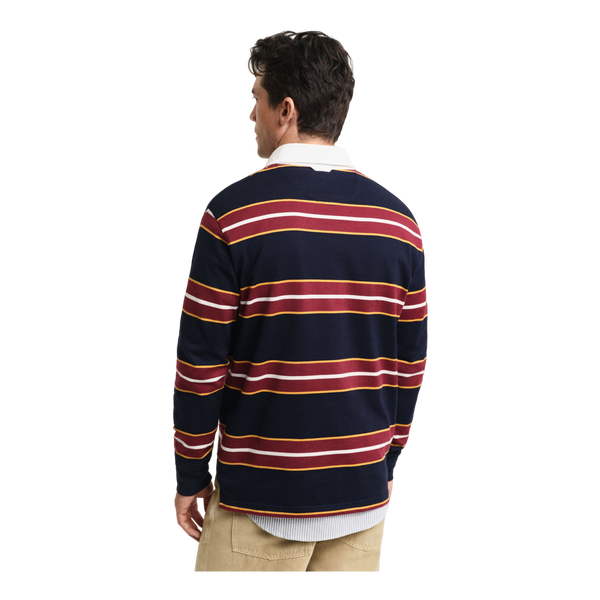 GANT Yarn Dyed Striped Heavy Rugger Rugby Shirt