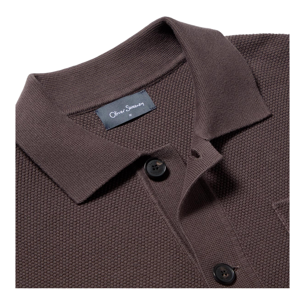 Oliver Sweeney Kingsbridge Moss Stitch Overshirt