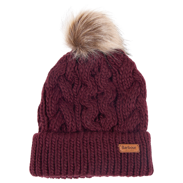Barbour Penshaw Cable Beanie Hat for Women