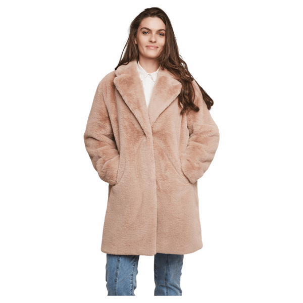 Rino & Pelle Geppe Midi Length Faux Fur Coat