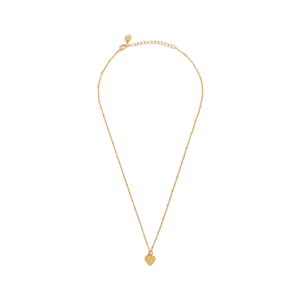 Estella Bartlett Engraved Heart Padlock Necklace