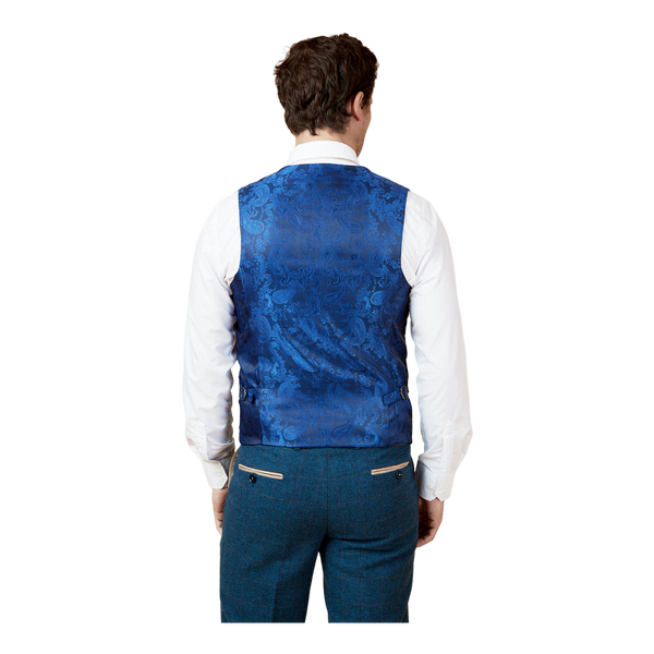 Marc Darcy Dion Tweed Check Suit Waistcoat