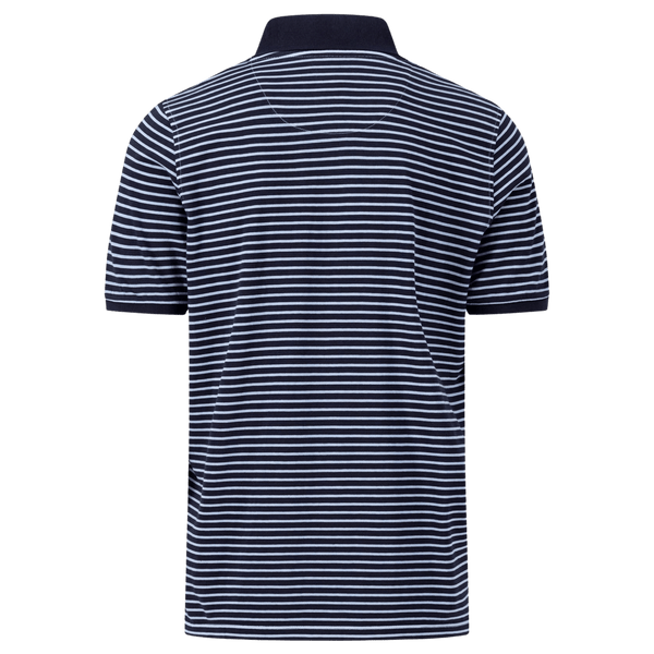Fynch-Hatton Striped Jersey Polo Shirt
