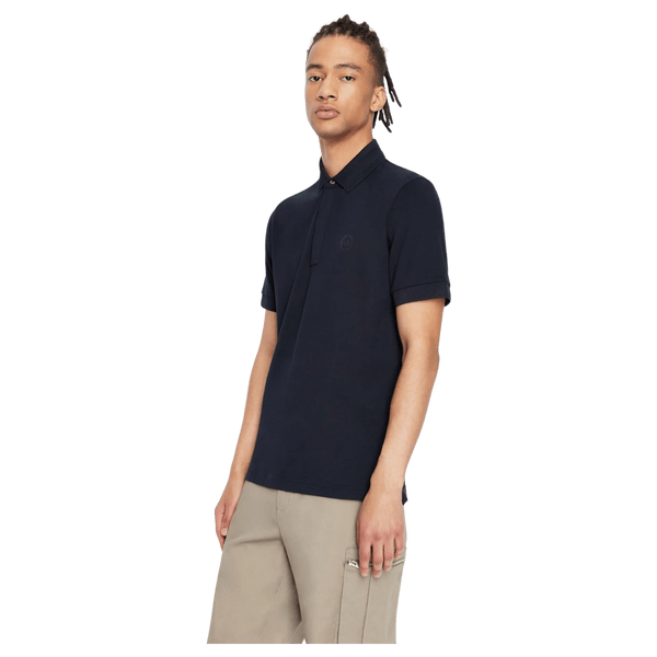 Armani Exchange Texture Collar Polo