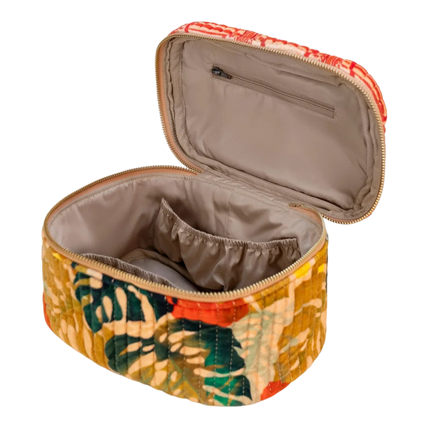 Powder Quilted Velvet Vanity Case