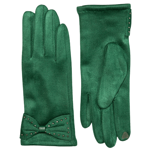 Dents Touchscreen Faux Suede Gloves for Women