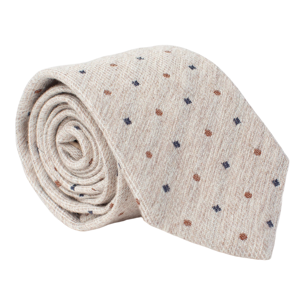 Golding Geometric Wool Silk Woven Tie