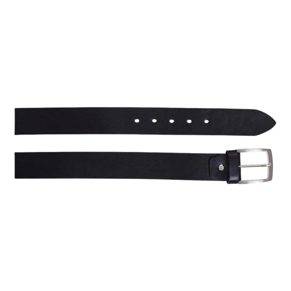 Robert Charles Leather Belt 7307 for Men in Black 40mm