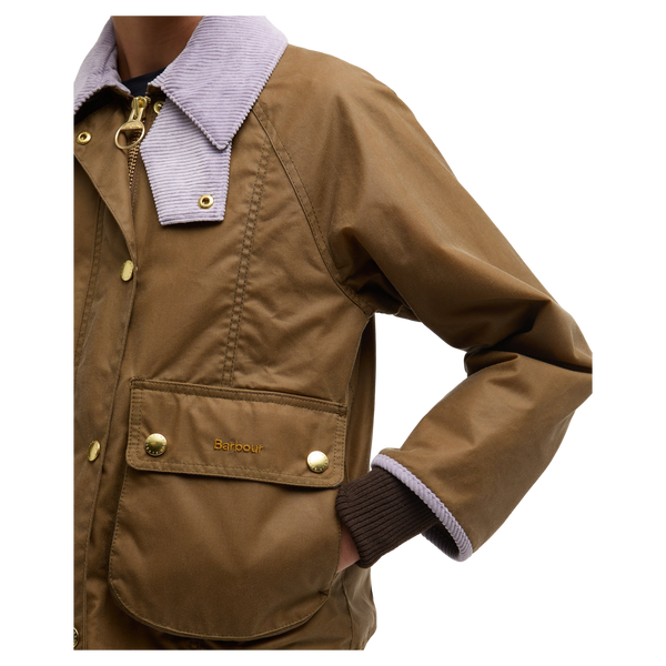 Barbour Cropped Beadnell Wax Jacket