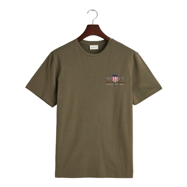 GANT Reg Archive Shield Embroidered Short Sleeve T-Shirt