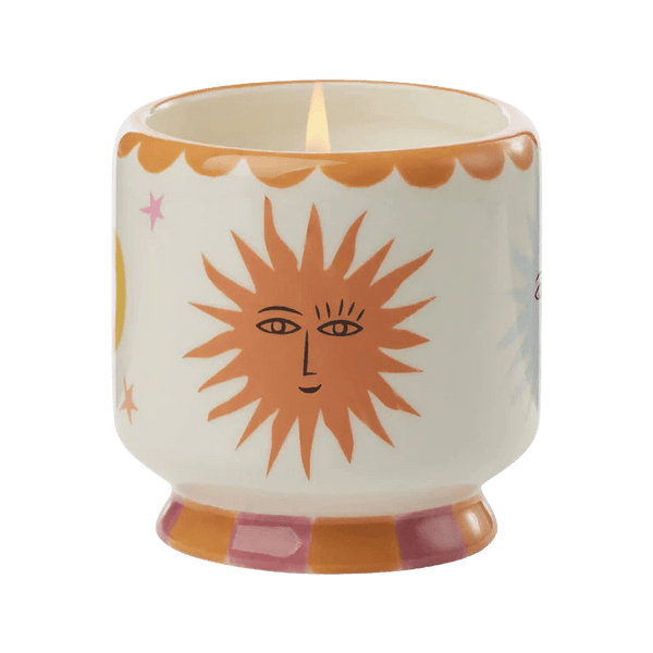 Paddywax Adopo 8oz Sun Ceramic Candle - Orange Blossom
