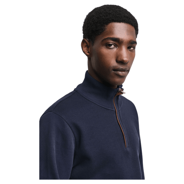 GANT Sacker Rib Half Zip Sweatshirt