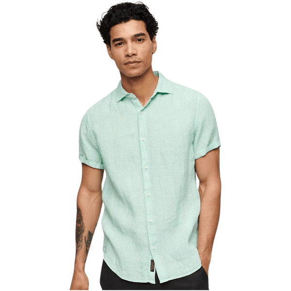 Superdry Studios Casual Linen Short Sleeve Shirt