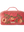 Elizabeth Scarlett Summer Peach Velvet Open Flat Makeup Bag