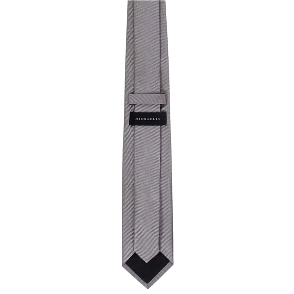 Coes Silk Tie for Men in Silver