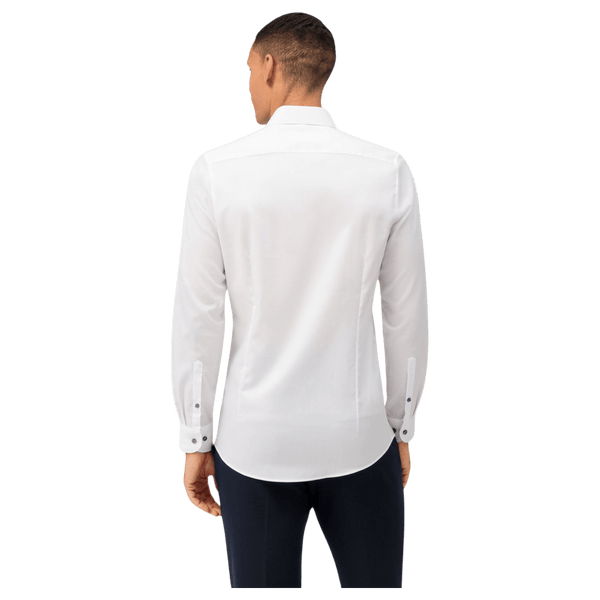 Olymp Body Fit Structured Long Sleeve Formal Shirt for Men