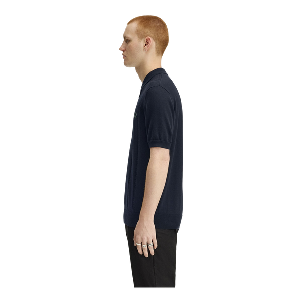Fred Perry Cable Knitted Polo Shirt
