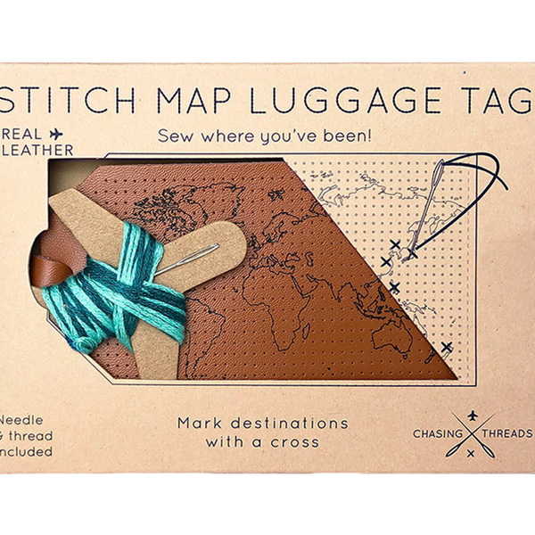 Chasing Threads Stitch Luggage Tag