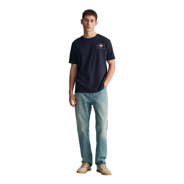 GANT Reg Archive Shield Embroidered Short Sleeve T-Shirt