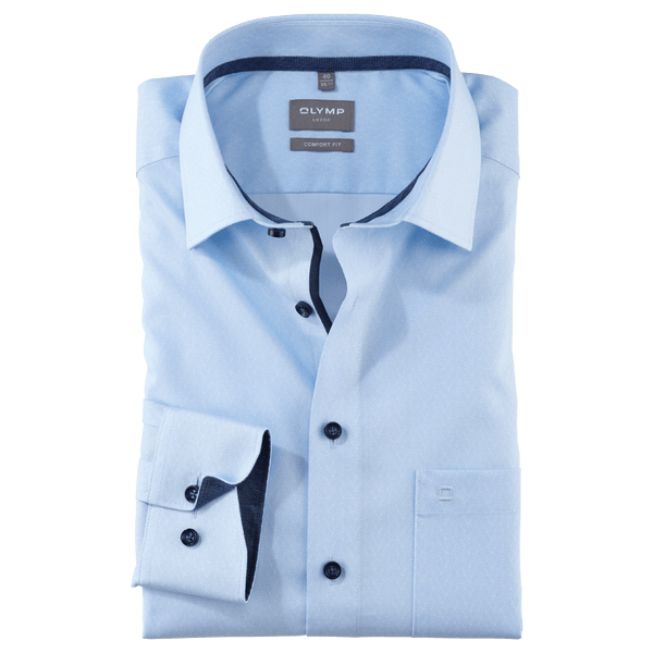Olymp Patterned Formal Long Sleeve Shirt for Men