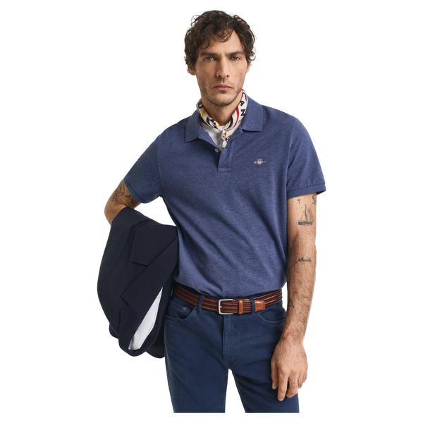 GANT Regular Fit Shield Piqué Polo Shirt