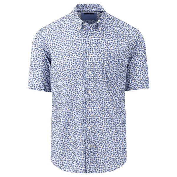 Fynch-Hatton Short Sleeve Floral Shirt for Men