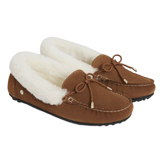 Fairfax & Favor Henley Shearling Lined Slippers