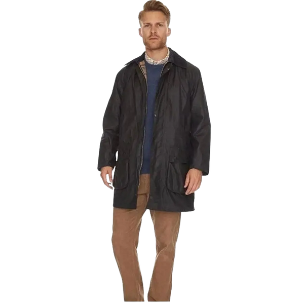 Barbour Mens Border Jacket in Navy