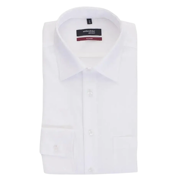 Seidensticker Formal Shirt for Men in White