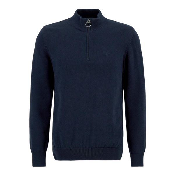 Barbour Cotton Half Zip Knitted Jumper