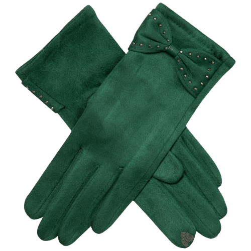 Dents Touchscreen Faux Suede Gloves for Women