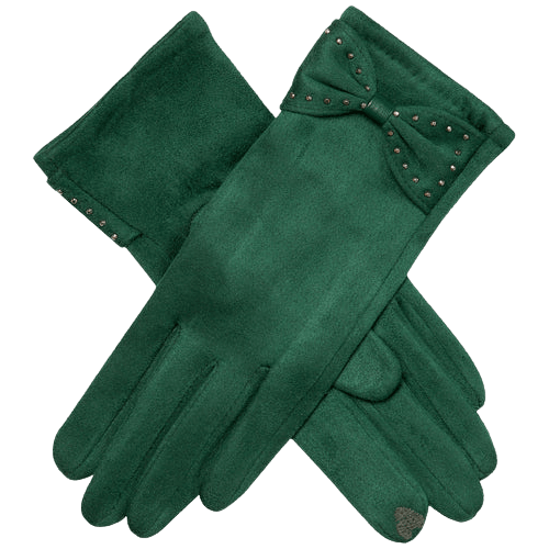 Dents Touchscreen Faux Suede Gloves