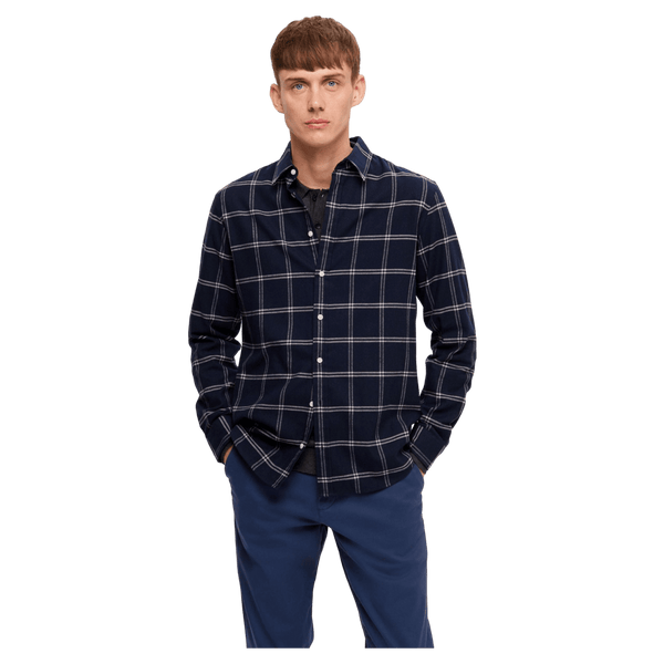 Selected Slim Owen Flannel Long Sleeve Shirt