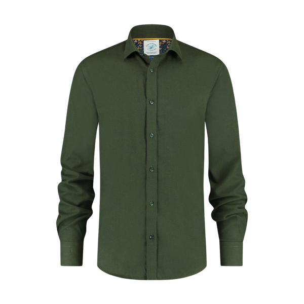 A Fish Named Fred Brushed Twill Long Sleeve Shirt for Men