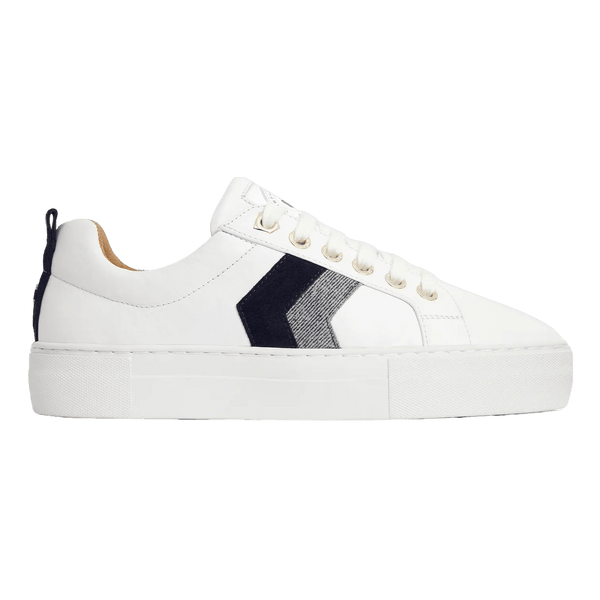 Fairfax & Favor Alexandra Platform Leather Trainer